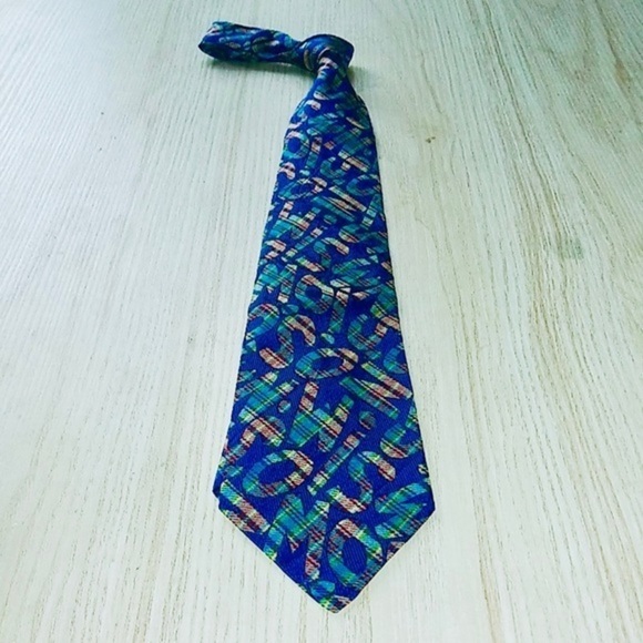 Missoni Monogram Multicolored Silk Tie - Picture 7 of 7